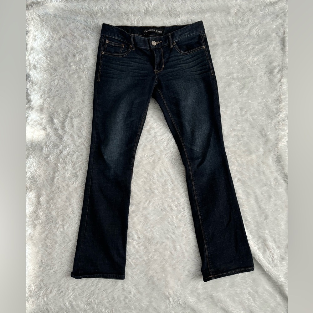 Express boot cut low rise jeans